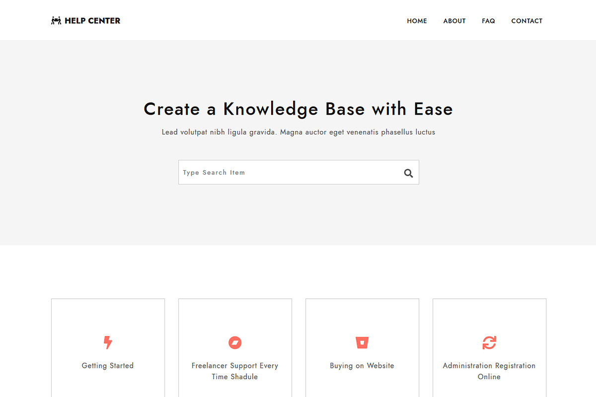 Help Center - Knowledge Base Article, a HTML Template by Design Collection (Photo 2 of 6)