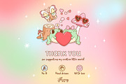 Love in Bloom - Valentine Cliparts, an Animal Illustration by Huxmay (Thumbnail 7 of 7)