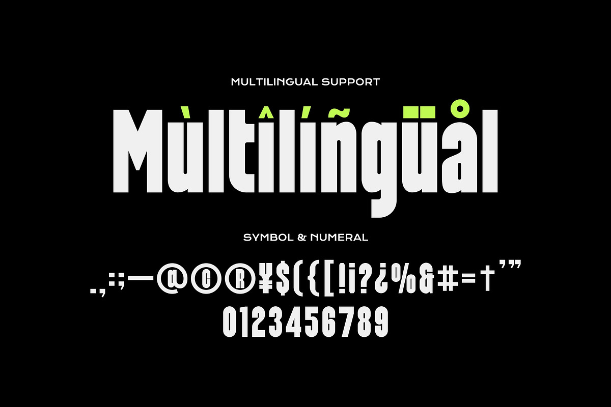 Bravo - Unique Condensed Typeface, a Sans Serif Font by Imoodev (Photo 7 of 7)
