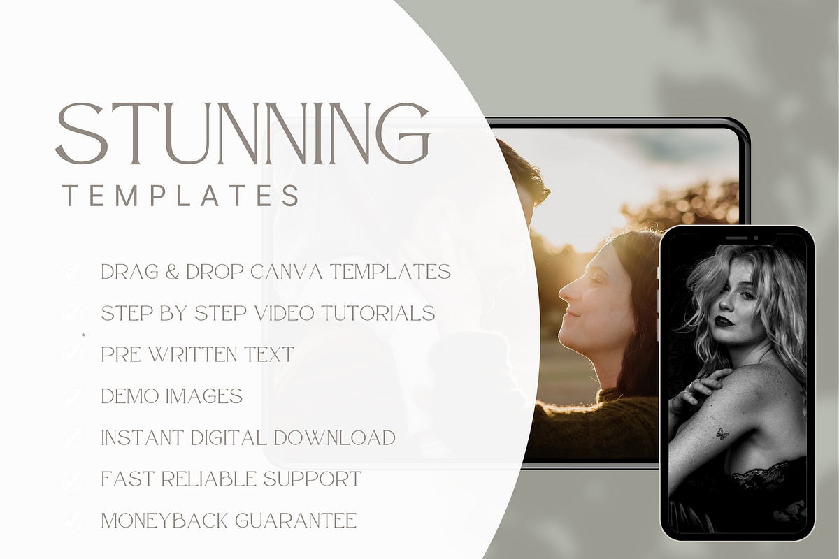 GOLD Portrait Photography Bundle, a Magazine Template by Signature Edits (Photo 2 of 7)
