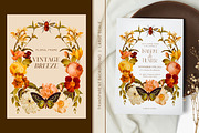 Vintage Breeze Floral Collage Art, a Decorative Illustration by Eclectic Anthology (Thumbnail 5 of 10)