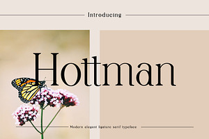 Hottman Ligature Serif Typeface