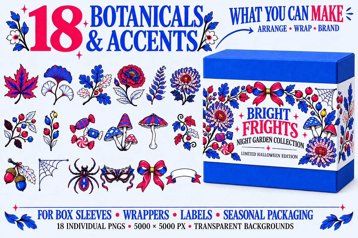 Bright Frights Halloween PNG Bundle, an Object Graphic by Designertale (Photo 5 of 10)