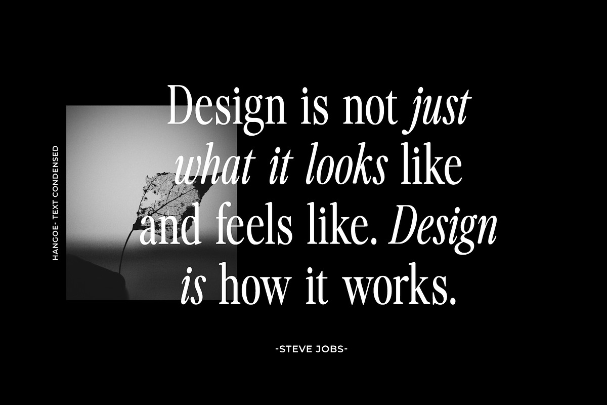 Hangoe: A Versatile Serif Typeface, a Serif Font by Issam Type (Photo 13 of 16)