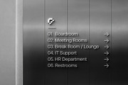 Metal Wall Directory Signage Mockup, a Product Mockup by Asylab (Thumbnail 3 of 5)
