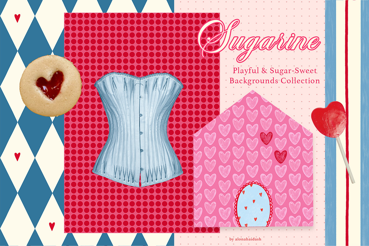 Sugarine Sweet Backgrounds, a Background Graphic by alonahaidash (Photo 15 of 15)