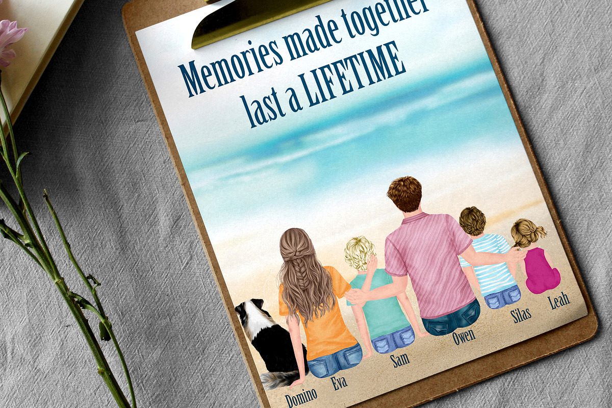 Family Clip Art,Custom Family Png, an Illustration by chilipapers (Photo 8 of 10)