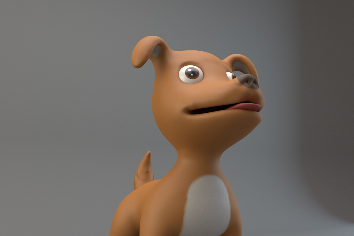 Cartoon Dog, an Animal 3D Model by XYZ Space (Photo 5 of 7)