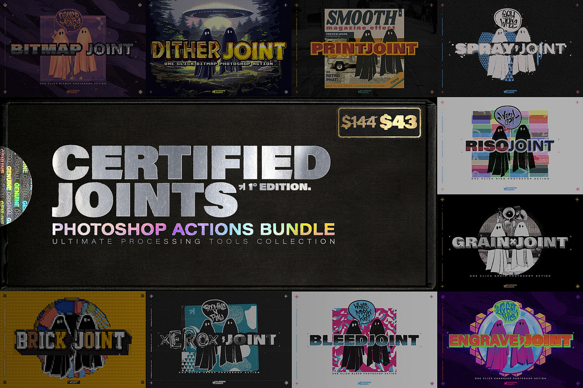 Certified Joints - PS Actions Bundle, an Action Add-On by bangingjoints (Photo 1 of 54)