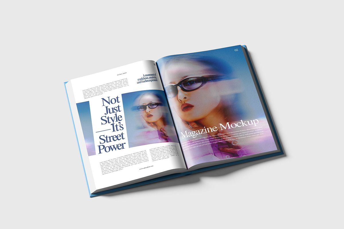 High-Quality Magazine/Book Mockup, a Books & Magazine Mockup by safrizalstudio (Photo 2 of 5)