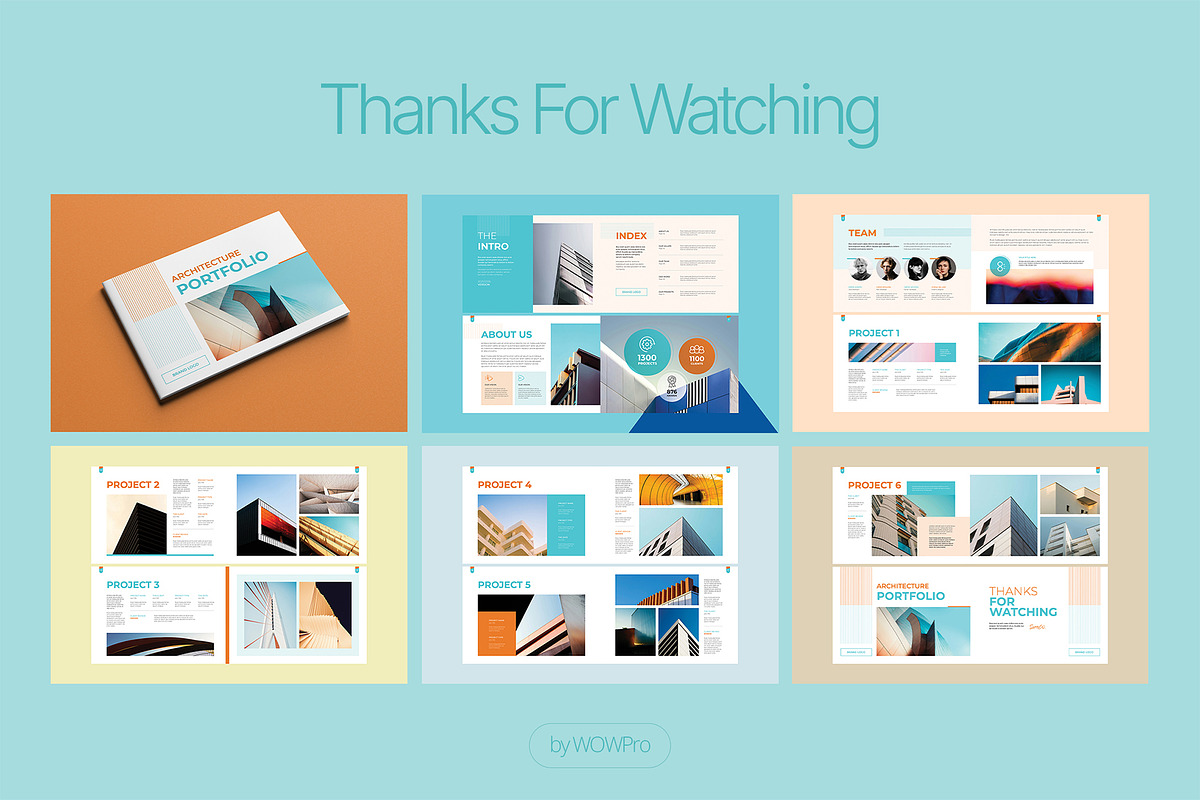 A5 Architecture Portfolio, a Brochure Template by WOWPro (Photo 8 of 8)