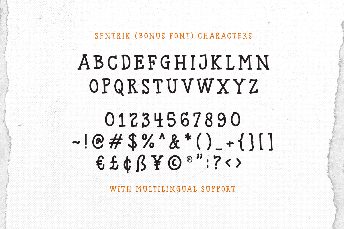 Sentra Display - Handmade Font Duo, a Font by Letterhend Studio (Photo 6 of 7)