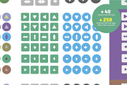 TRIANGLE ARROW UI FLAT ICONS, an Icon by SUBCUTANEO STORE (Thumbnail 3 of 4)