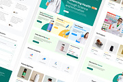 Pharmacy Landing Page Template, a Landing Page Template by Font Kingdom (Thumbnail 5 of 5)