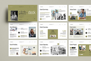 Corporate Pitch Deck Presentation, a Presentation Template by MightyDesign