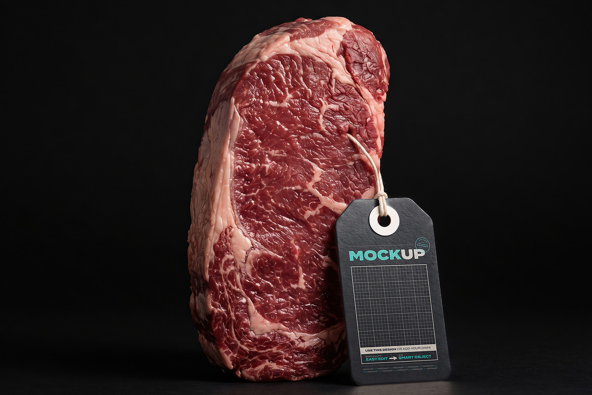 Beef Meat Mockups Collection, a Packaging Mockup by Luuqas Design (Photo 4 of 5)