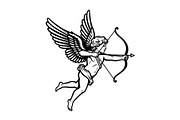 Cupid Angel Valentine Vector Bundle, an Illustration by jahid234 (Thumbnail 13 of 47)