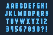 Retro LEDs and neon show alphabet, an Object Graphic by RevelStockart (Thumbnail 10 of 12)