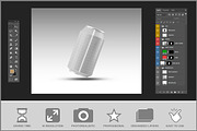 Can Soda Mockup PSD, an Advertising Mockup by Bruno's Shop (Thumbnail 3 of 4)
