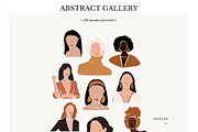 ABSTRACT GALLERY modern women prints, a Person Illustration by Lana Elanor (Thumbnail 3 of 8)