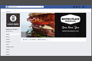Bistro / Food Facebook Cover theme, a Social Media Template by NeptuneDesign (Thumbnail 9 of 9)