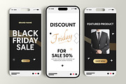 Black Friday Social Media Story Post, a Social Media Template by MightyDesign (Thumbnail 1 of 5)