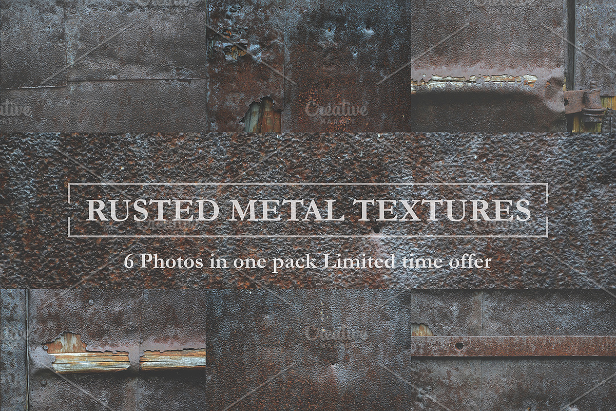 Rusted metal textures, a Texture Graphic by Alekseyliss (Photo 1 of 7)