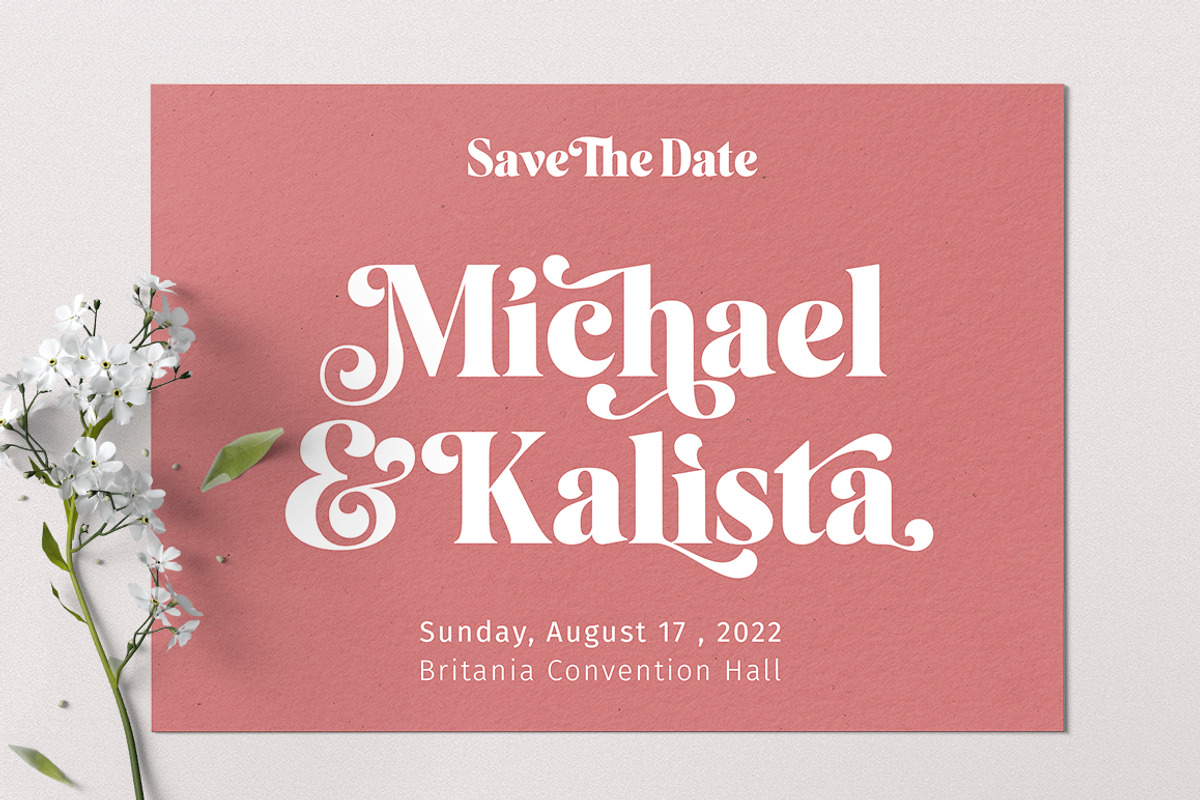 Floresta - Display Font, a Serif Font by Mulkan Nazir (Photo 2 of 15)