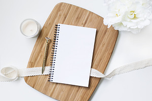 Notebook Styled Stock Image