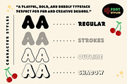 Fox Cerise : 4 Font Styles, a Handwritten Font by Fox7 By Rattana (Thumbnail 2 of 13)