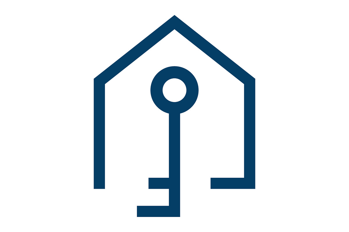 Key House Logo, an Object Graphic by Rhealea_Design