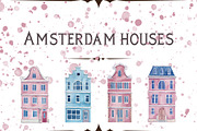 Amsterdam houses, an Object Graphic by Dashamoony (Thumbnail 1 of 2)