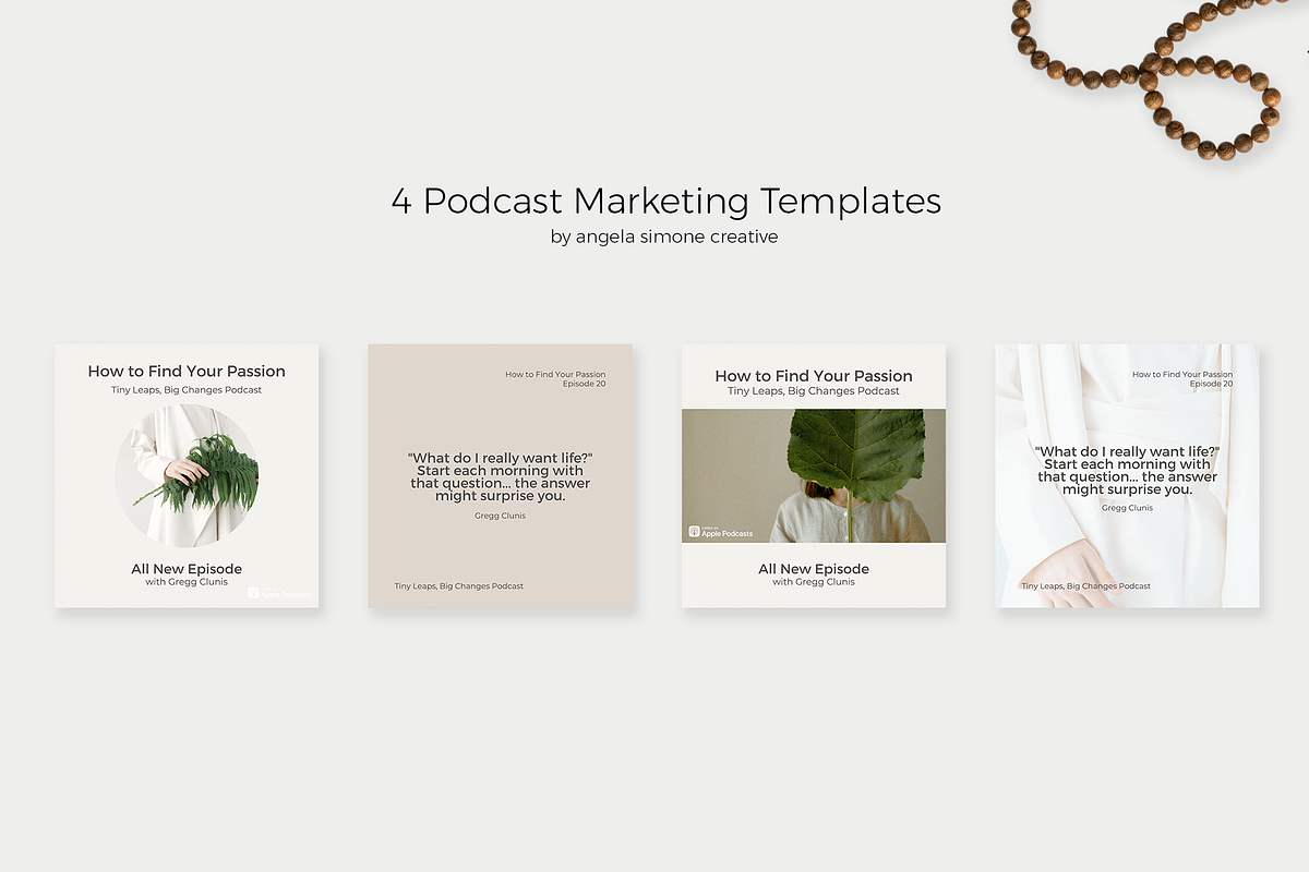 Instagram Canva Minimalist Templates, a Social Media Template by angela simone creative (Photo 11 of 25)