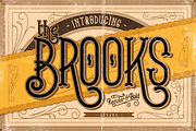 Brooks - Classic font + Bonus, a Font by Arkara (Thumbnail 1 of 5)