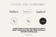 Lash Technician Branding Kit Canva, a Branding & Logo Template by Studio Eburnean (Thumbnail 3 of 6)