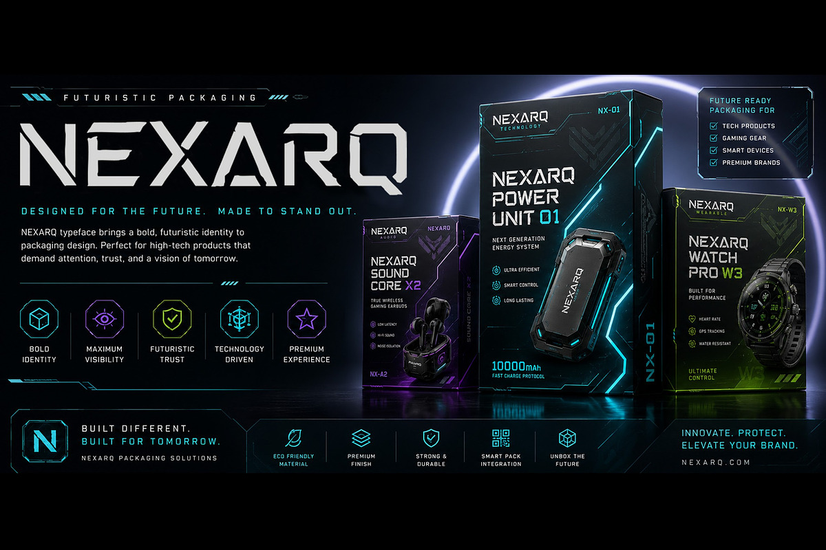 Nexarq, a Sans Serif Font by Art StoreID (Photo 6 of 9)