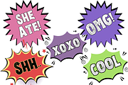 23 POP UP STICKERS PNG BUNDLE, a Decorative Illustration by ClipArtTime (Thumbnail 2 of 3)