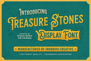 Treasure Stones & Extras, a Serif Font by IronbirdCreative (Thumbnail 1 of 10)