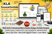 Ekla - Developer Portfolio HTML, a HTML Template by Themeplaza (Thumbnail 1 of 6)