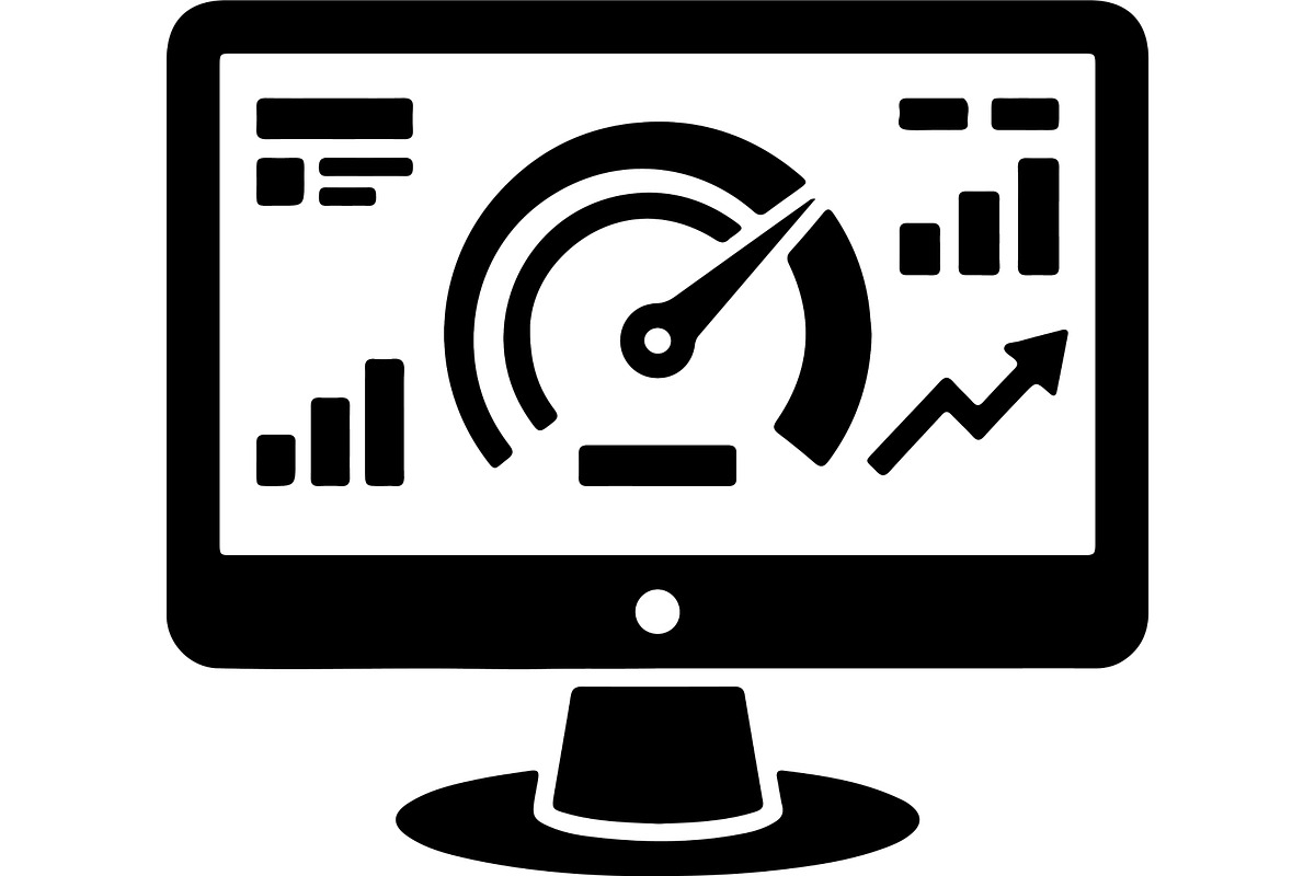 Business Dashboard & Analytics Icon, a Technology Illustration by abu67222 (Photo 8 of 13)
