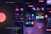 NFT Distro NFT Market UI Design Kit, an UI Kit Template by Lumina_ui_ux202 (Thumbnail 4 of 5)