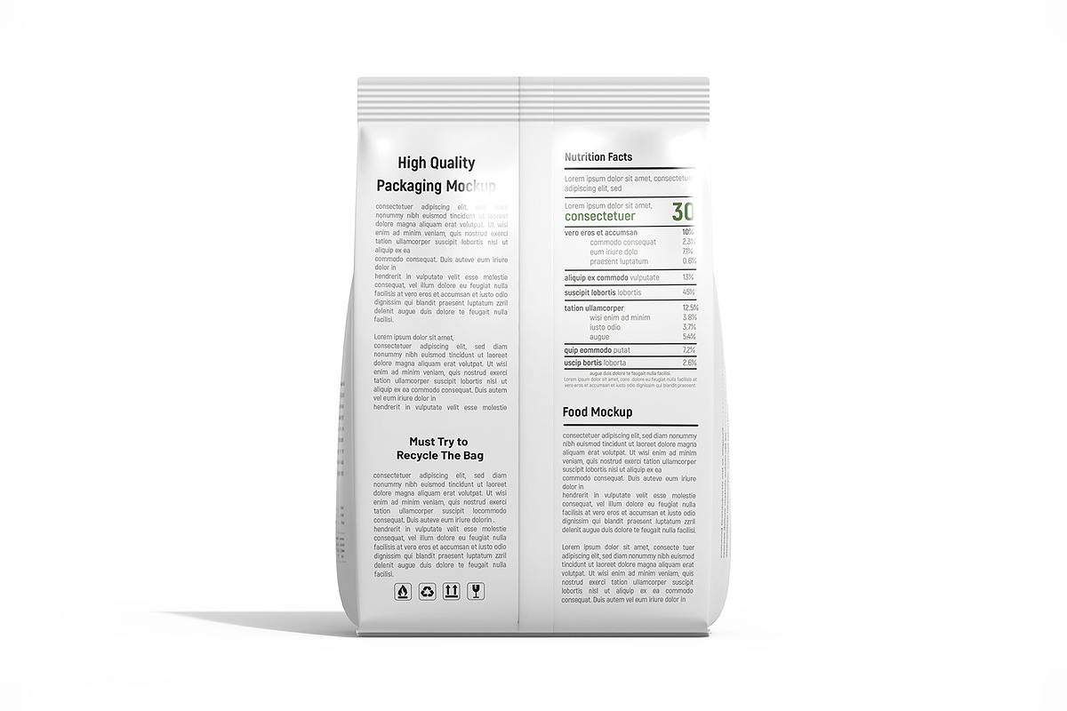 Plastic Food Packaging Bag Mockup, a Packaging Mockup by Ram Studio LLC (Photo 6 of 14)