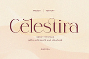 Celestira - Modern Elegant Luxury, a Serif Font by Qweera Studio (Thumbnail 1 of 12)