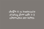 Delfin Handwritten Display Font, a Font by JeromeRevivedStudio (Thumbnail 3 of 3)