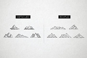 45 Mountain Icons - Logo Icons, an Icon by Hatch Design Workshop (Thumbnail 6 of 12)