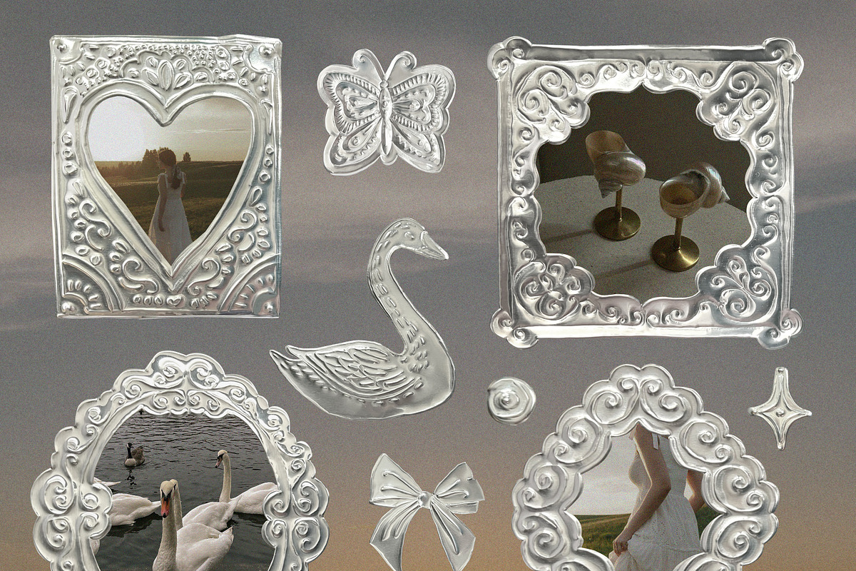 Handmade Frames and Objects Set