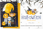 Halloween.Cute watercolor collection, a Decorative Illustration by Kate_Rina (Thumbnail 1 of 11)