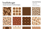 Cozy Coffee Seamless pattern, a Pattern Graphic by CreativeChristiana (Thumbnail 6 of 12)
