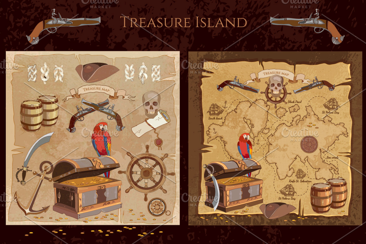 Treasure island collection, an Education Illustration by Matrioshka (Photo 2 of 9)
