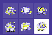 Startup and Saas illustration, a Technology Illustration by Brickclay (Thumbnail 10 of 10)